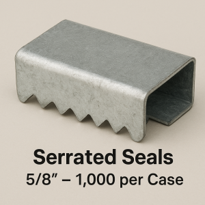 Serrated Seals 5/8” – 1,000 p/case