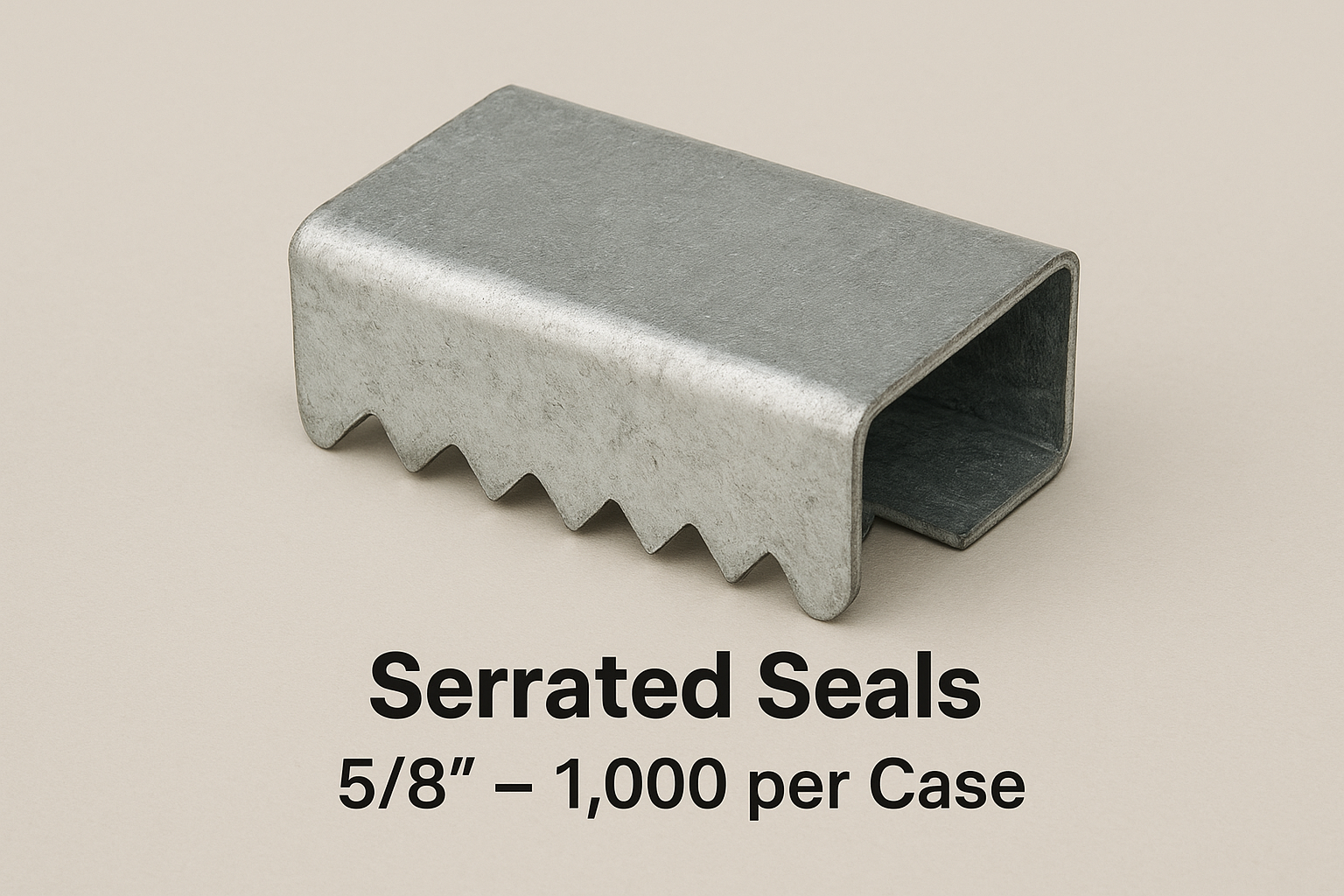 Serrated Seals 5/8” – 1,000 p/case