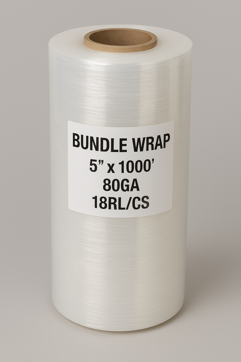 Bundle Wrap 5" x 1000' – 89 Gauge (18 Rolls/Case)